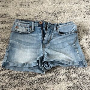 Denim Blue High Rise Women's Shorts